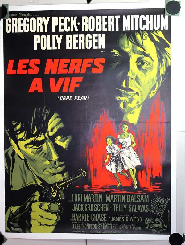 Cape Fear (1962) French Movie Poster LB - Image 2