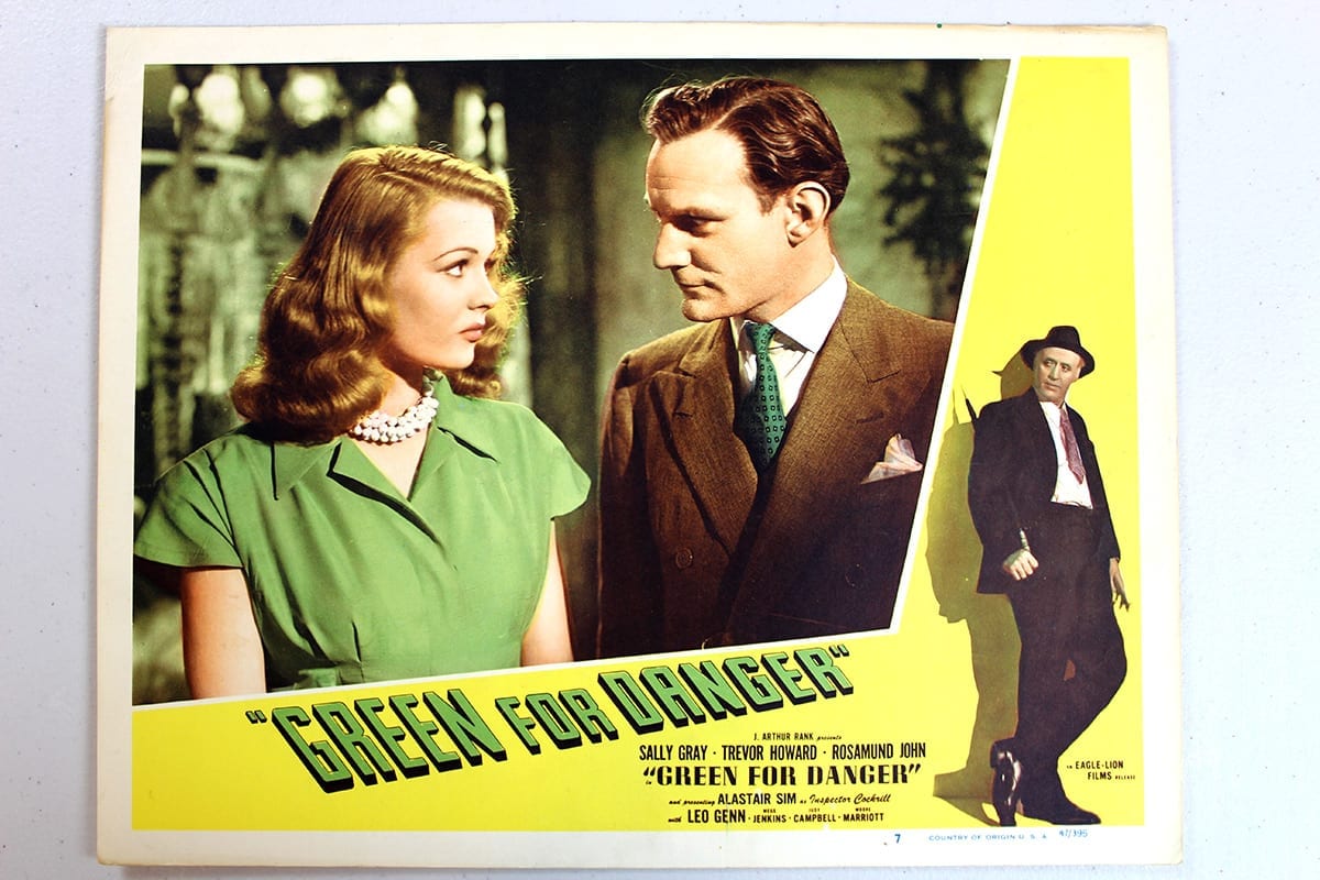 Green for Danger (Individual Pictures, 1947) Lobby Card Set – AAA Vintage  Posters