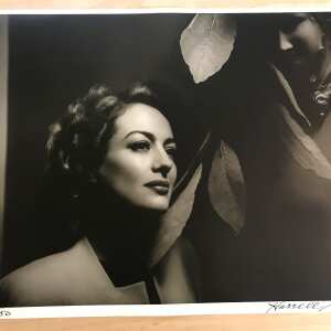 Joan Crawford By George Hurrell - 16x20 Signed US Photo