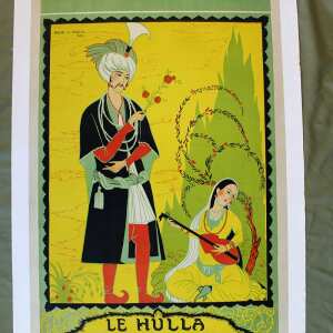 Le Hulla - Art By Rene Pesle (1923) 30x47 French Theater Poster LB