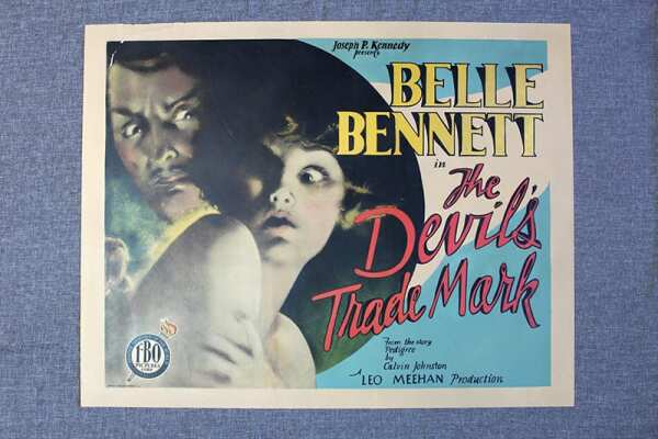 The Devil's Trade Mark (1928) US Half Sheet Movie Poster