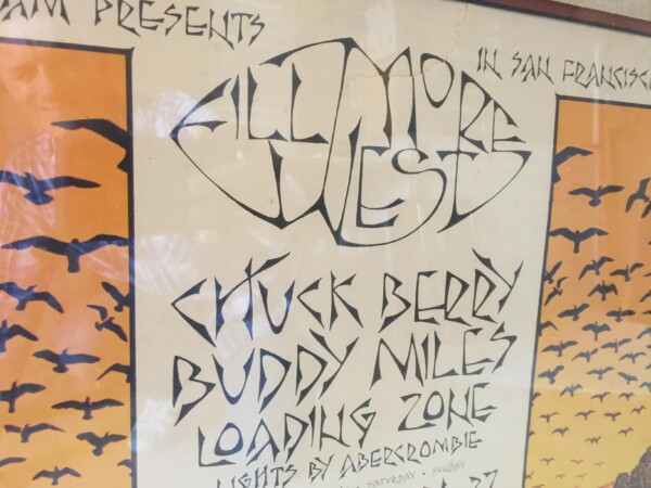 Chuck Berry - Seals, Croft - Fillmore West (1970) US Music Advertising Poster - No Frame - Image 2