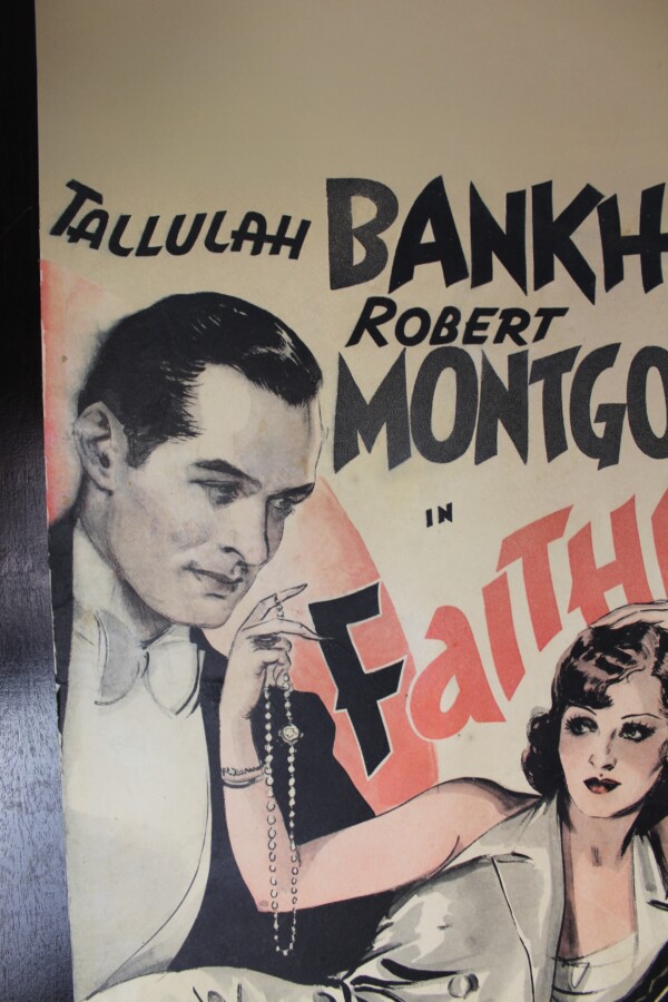 Faithless - Robert Montgomery (1932) US Window Card Movie Poster - Image 3