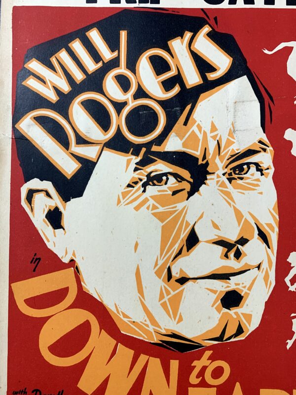 Down To Earth - Will Rogers (1932) US Window Card Movie Poster - Image 2