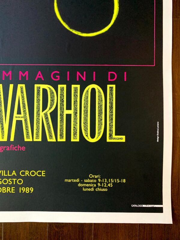 Andy Warhol - Le Cento Immagini De (1989) 27.75x39 Italian Exhibition Poster LB - Image 2