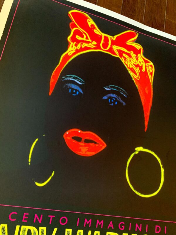 Andy Warhol - Le Cento Immagini De (1989) 27.75x39 Italian Exhibition Poster LB - Image 4