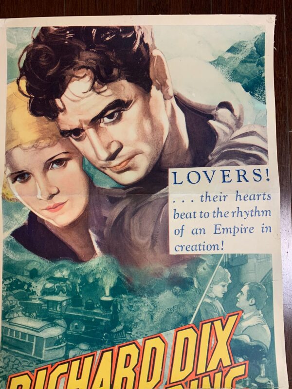 The Conquerors - Richard Dix (1932) US Insert Movie Poster LB - Image 6