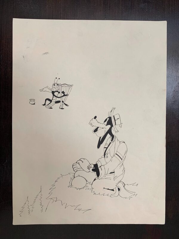 Disney Bundle (pinocchio, Donald, Bullfighter & Sir. Giles) (1950's) 9x12 Animation Artwork - Image 3