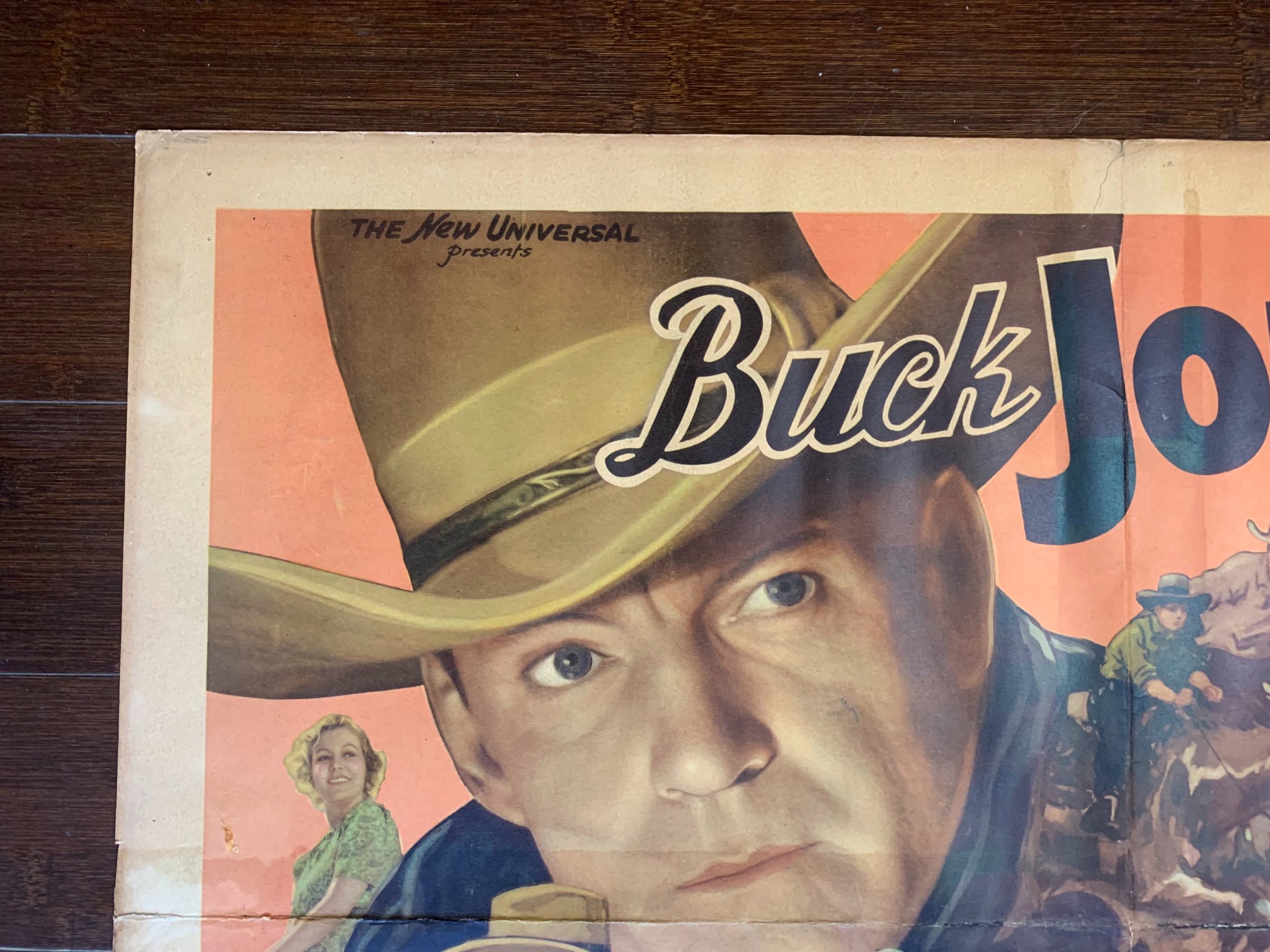Boss Of Lonely Valley - Rare Buck Jones (1937) US Half Sheet Movie Poster - Image 2