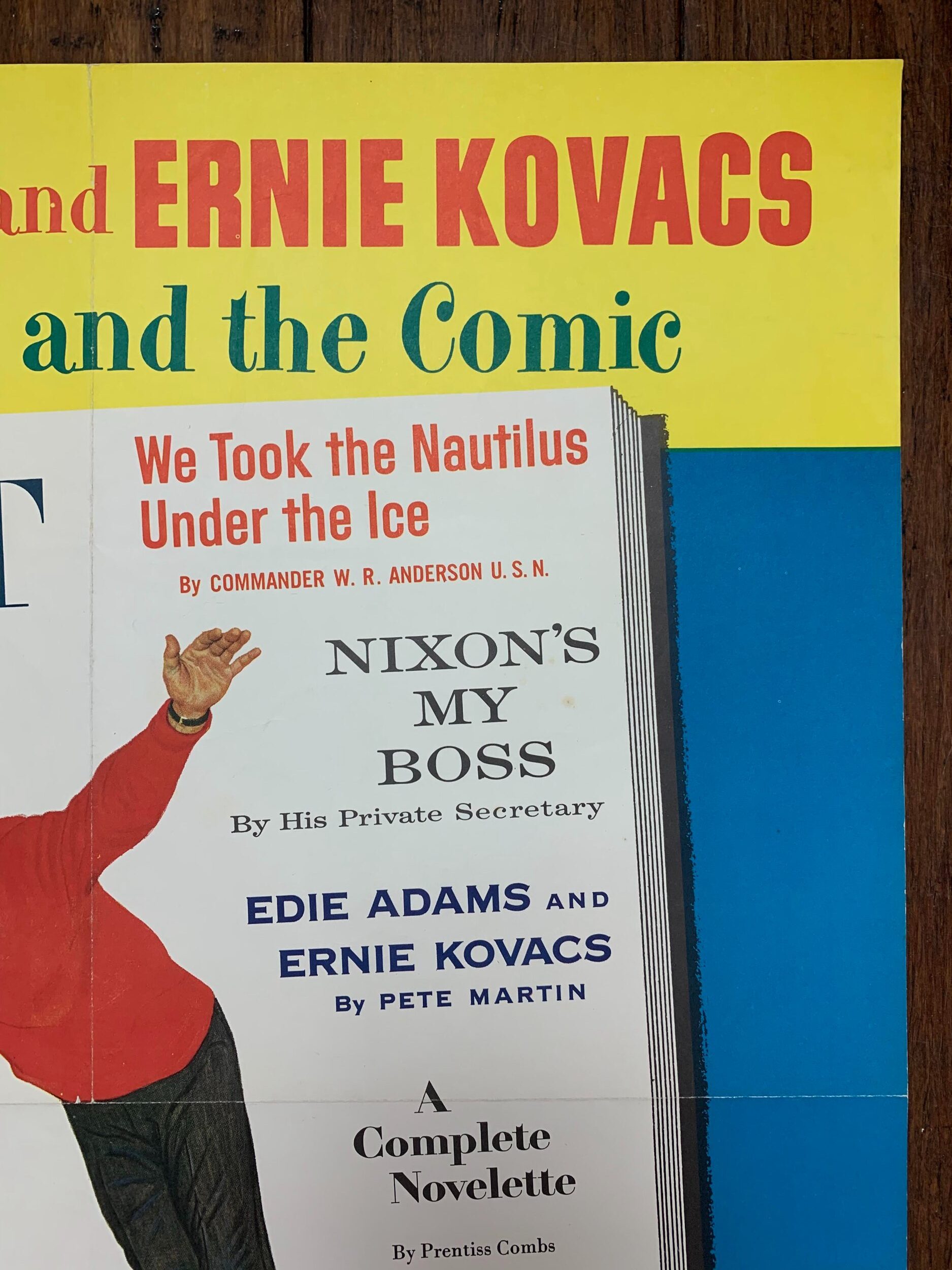 22x28 1957 Newstand Poster Saturday Evening Post - Art By John Falter topping The Tree - Image 2