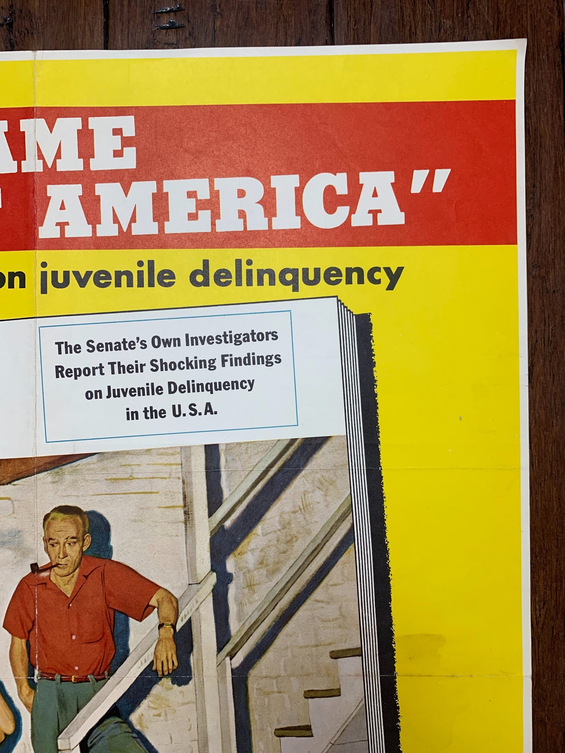 22x28 1955 Newstand Poster Saturday Evening Post - Art By John Falter kittens In The Basement - Image 2