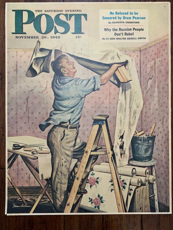22x28 1949 Newstand Poster Saturday Evening Post - Art By Stevan Dohanos renegade Wallpaper