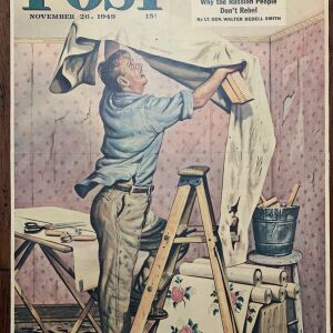 22x28 1949 Newstand Poster Saturday Evening Post - Art By Stevan Dohanos renegade Wallpaper