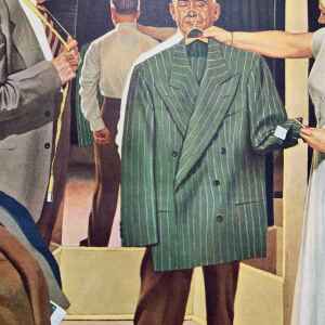 22x28 1949 Newstand Poster Saturday Evening Post - Art By Stevan Dohanos after Dinner Dishes