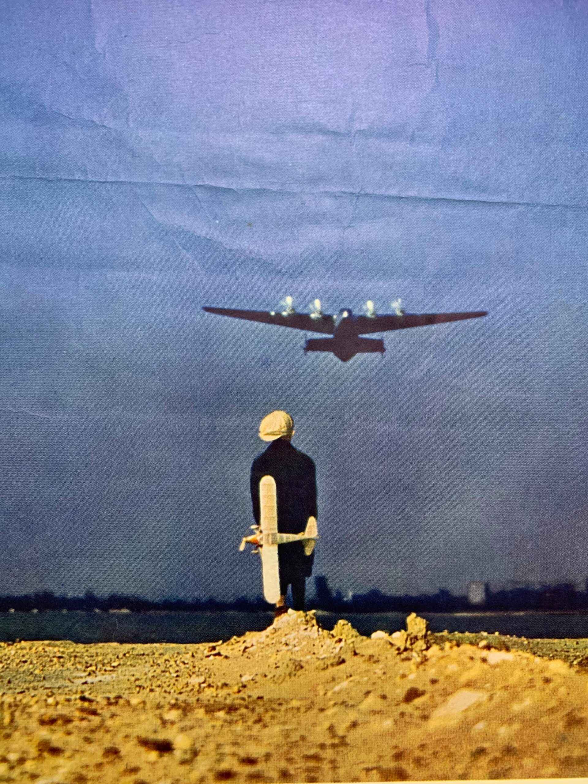 22x28 1940 Newstand Poster Saturday Evening Post - Art By Charles De Soria airplane Takeoff - Image 4