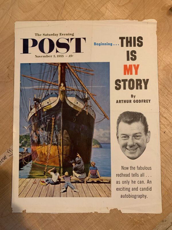 Saturday Evening Post - Art By John Falter (1955) 16x24 US Newstand Poster