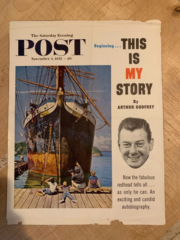 Saturday Evening Post - Art By John Falter (1955) 16x24 US Newstand Poster - Image 2