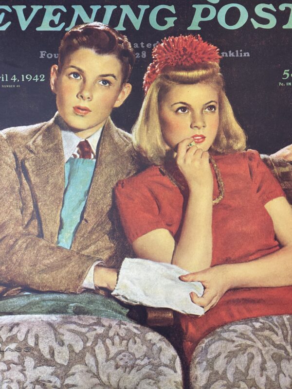 21x27 1942 Newstand Poster Saturday Evening Post - Art By Douglass Crockwell movie Date LB - Image 6