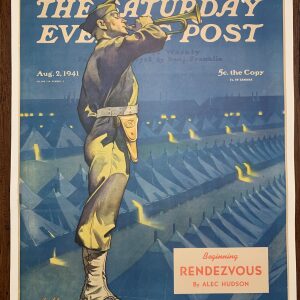 Saturday Evening Post - Art By Ski Weld (1941) 22x28 US Newstand Poster