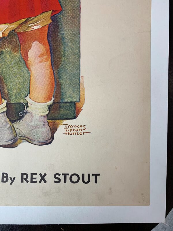 22x27.5 1939 Newstand Poster Saturday Evening Post - Art By Frances Tipton Hunter penny Candy LB - Image 4