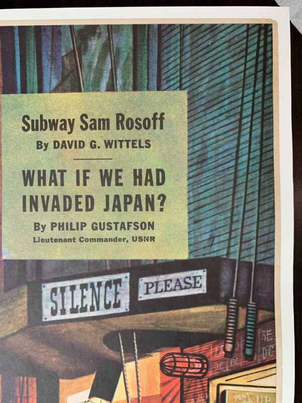 21.75x28 1946 Newstand Poster Saturday Evening Post - Art By Stevan Dohanos backstage At The Met LB - Image 3