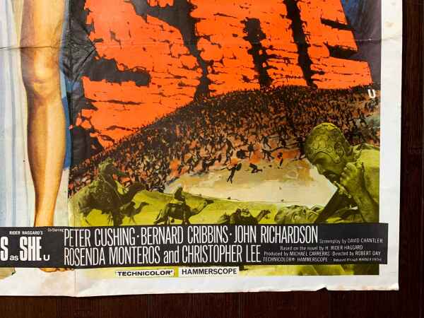 She/one Million Years B.C. (1966) UK Quad Movie Poster - Image 2