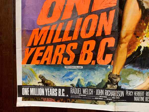 She/one Million Years B.C. (1966) UK Quad Movie Poster - Image 5