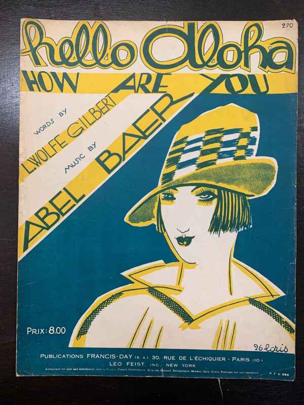 Popular Music - Irving Berlin, Art Deco. (1920's) International Sheet Music (x46) - Image 13