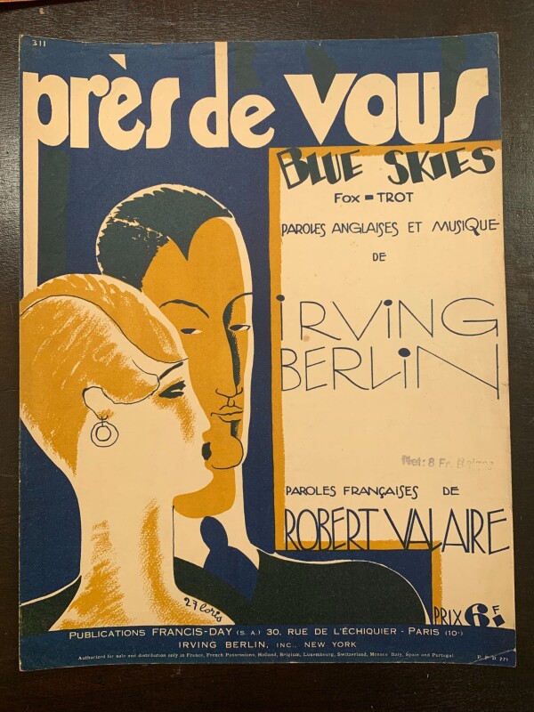 Popular Music - Irving Berlin, Art Deco. (1920's) International Sheet Music (x46) - Image 18