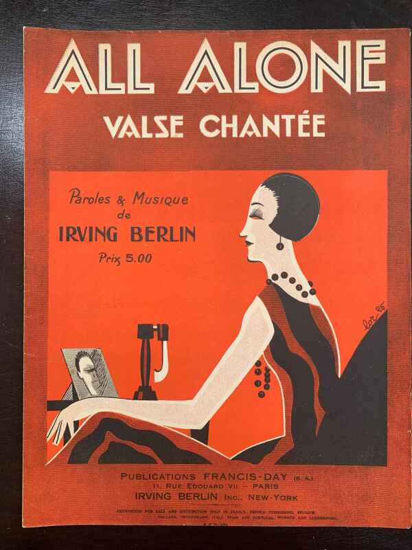 Popular Music - Irving Berlin, Art Deco. (1920's) International Sheet Music (x46) - Image 19