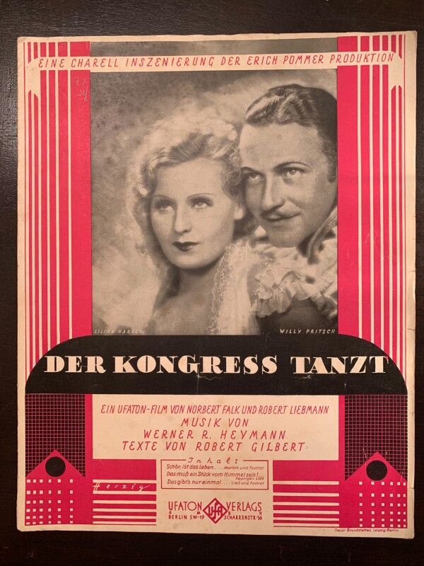 Popular Music - Irving Berlin, Art Deco. (1920's) International Sheet Music (x46) - Image 31