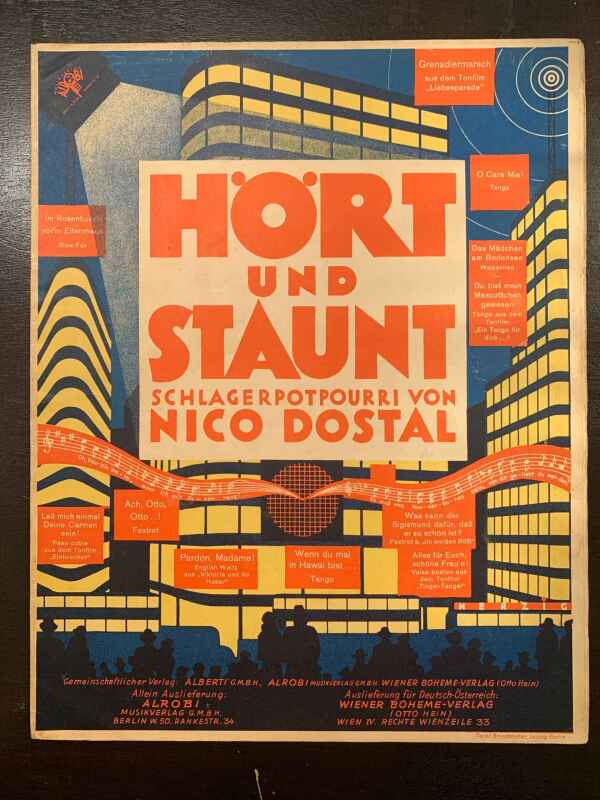 Popular Music - Irving Berlin, Art Deco. (1920's) International Sheet Music (x46) - Image 36
