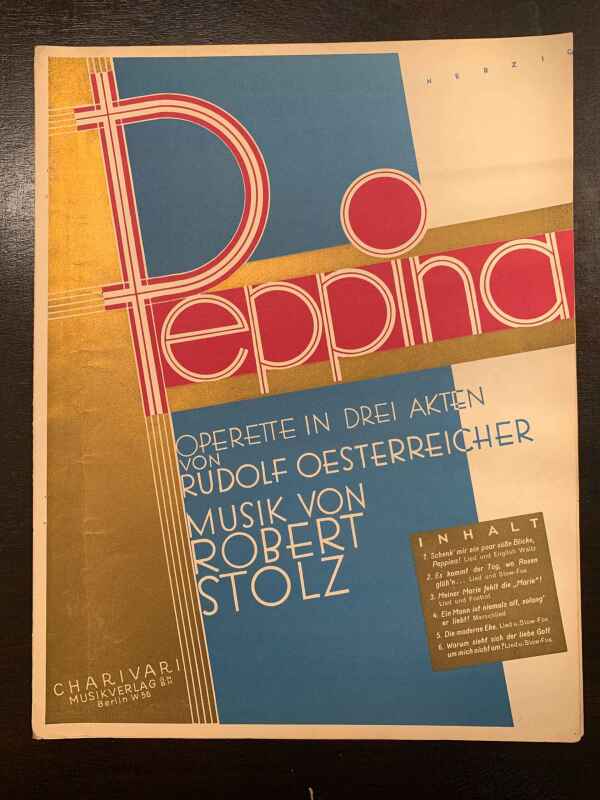 Popular Music - Irving Berlin, Art Deco. (1920's) International Sheet Music (x46) - Image 37