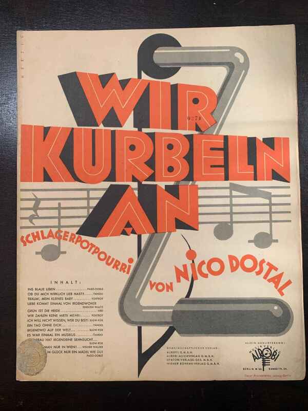 Popular Music - Irving Berlin, Art Deco. (1920's) International Sheet Music (x46) - Image 38
