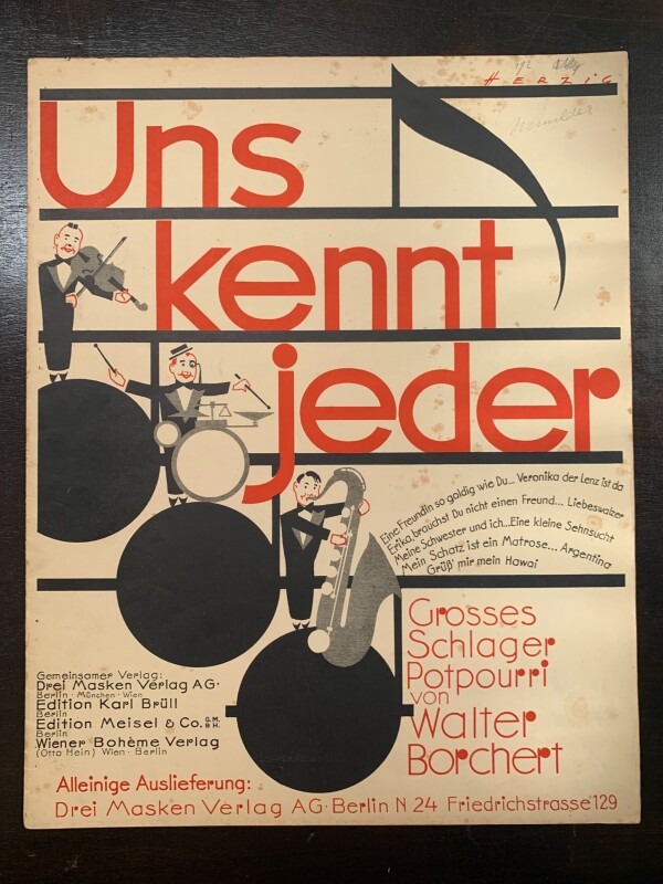 Popular Music - Irving Berlin, Art Deco. (1920's) International Sheet Music (x46) - Image 41