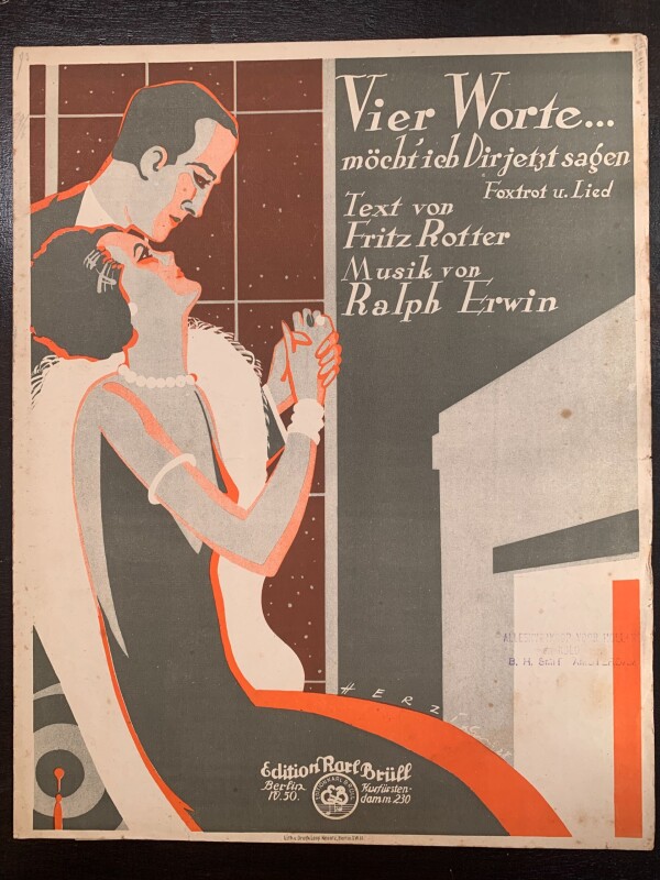 Popular Music - Irving Berlin, Art Deco. (1920's) International Sheet Music (x46) - Image 44