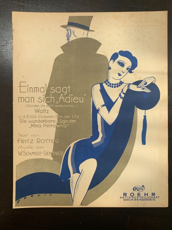 Popular Music - Irving Berlin, Art Deco. (1920's) International Sheet Music (x46) - Image 47