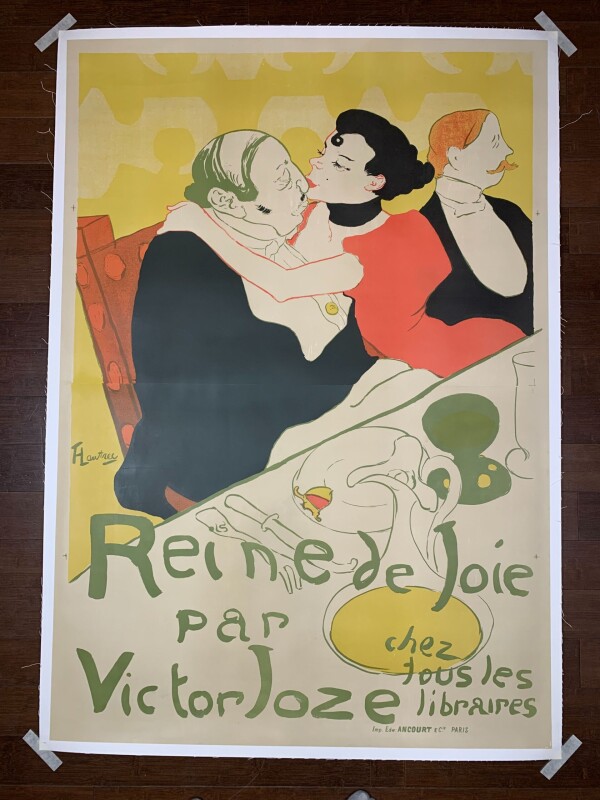 Reine de Joie - Toulouse Lautrec (1892) 39x56 French Advertising Lithograph Poster LB