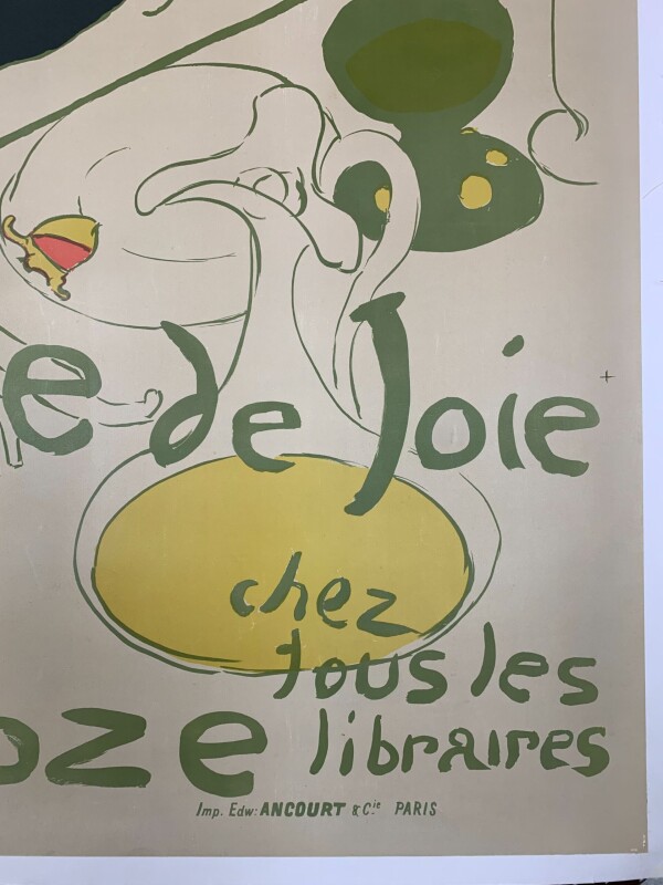 Reine de Joie - Toulouse Lautrec (1892) 39x56 French Advertising Lithograph Poster LB - Image 4