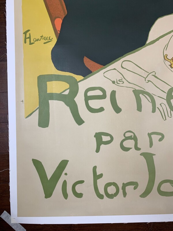 Reine de Joie - Toulouse Lautrec (1892) 39x56 French Advertising Lithograph Poster LB - Image 5
