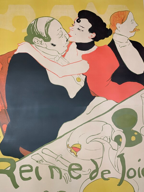 Reine de Joie - Toulouse Lautrec (1892) 39x56 French Advertising Lithograph Poster LB - Image 6