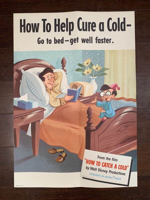 How to Help a Cold - Walt Disney (1951) 14 x 20 US Movie Posters (x2)