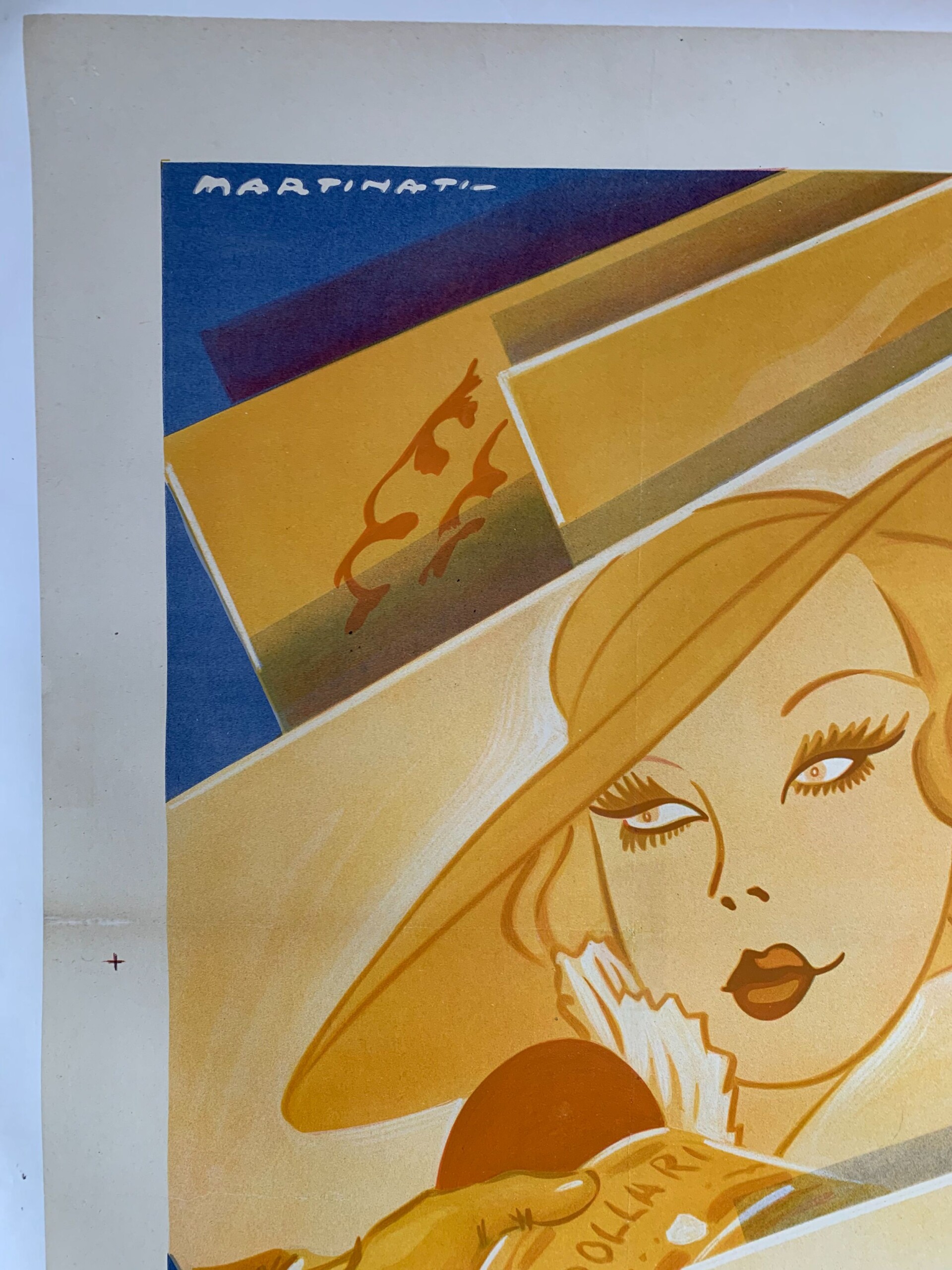 Gold Diggers aka Amore in Otto Lezioni (1937) 55x79 Italian Movie Poster LB - Image 4