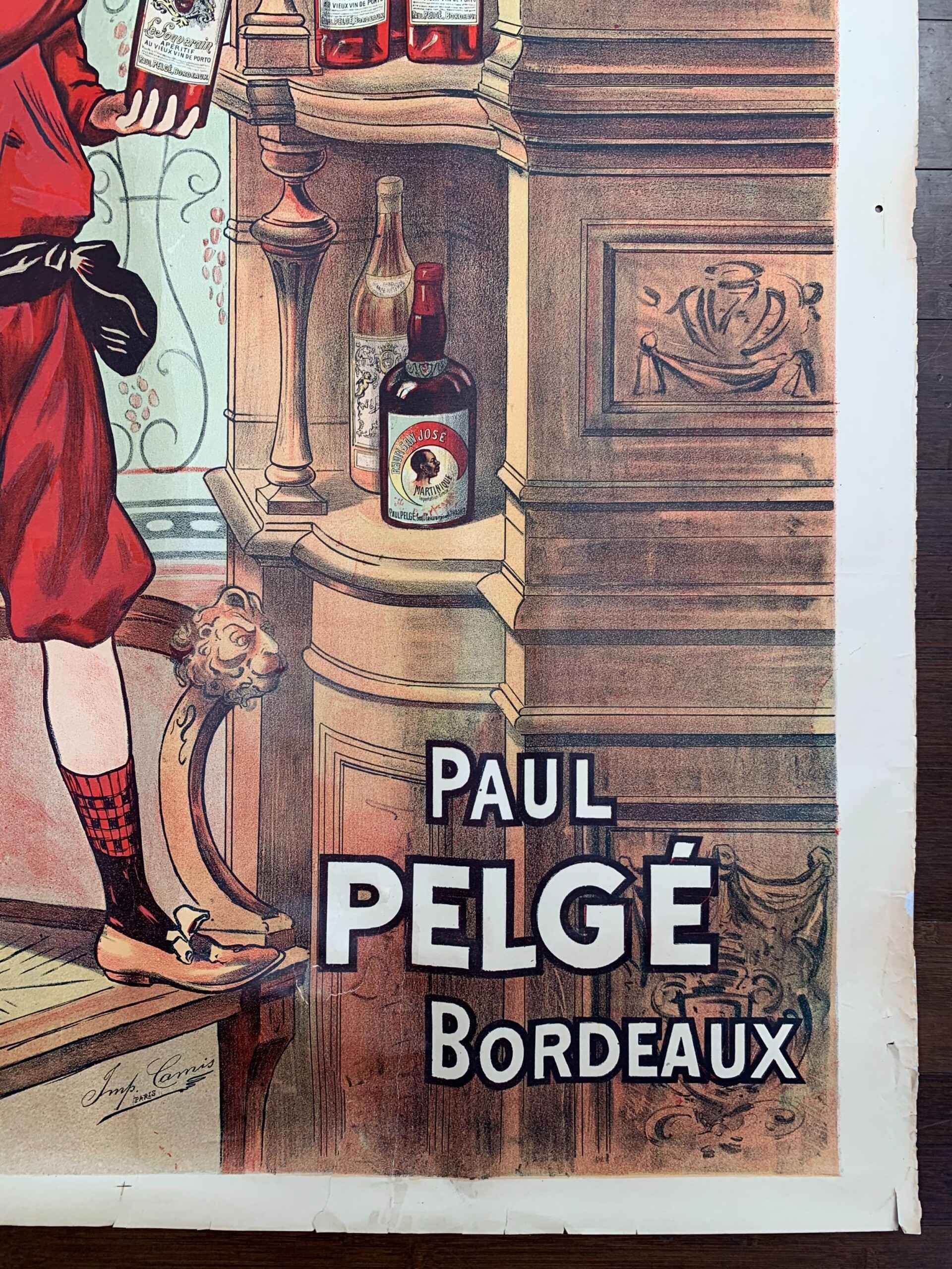 Le Souverain - Paul Belge (1900) 39.25 x 51 French Lithograph Poster - Image 4