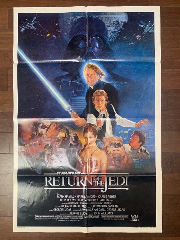 Return of The Jedi - Style D (1983) US One Sheet Movie Poster