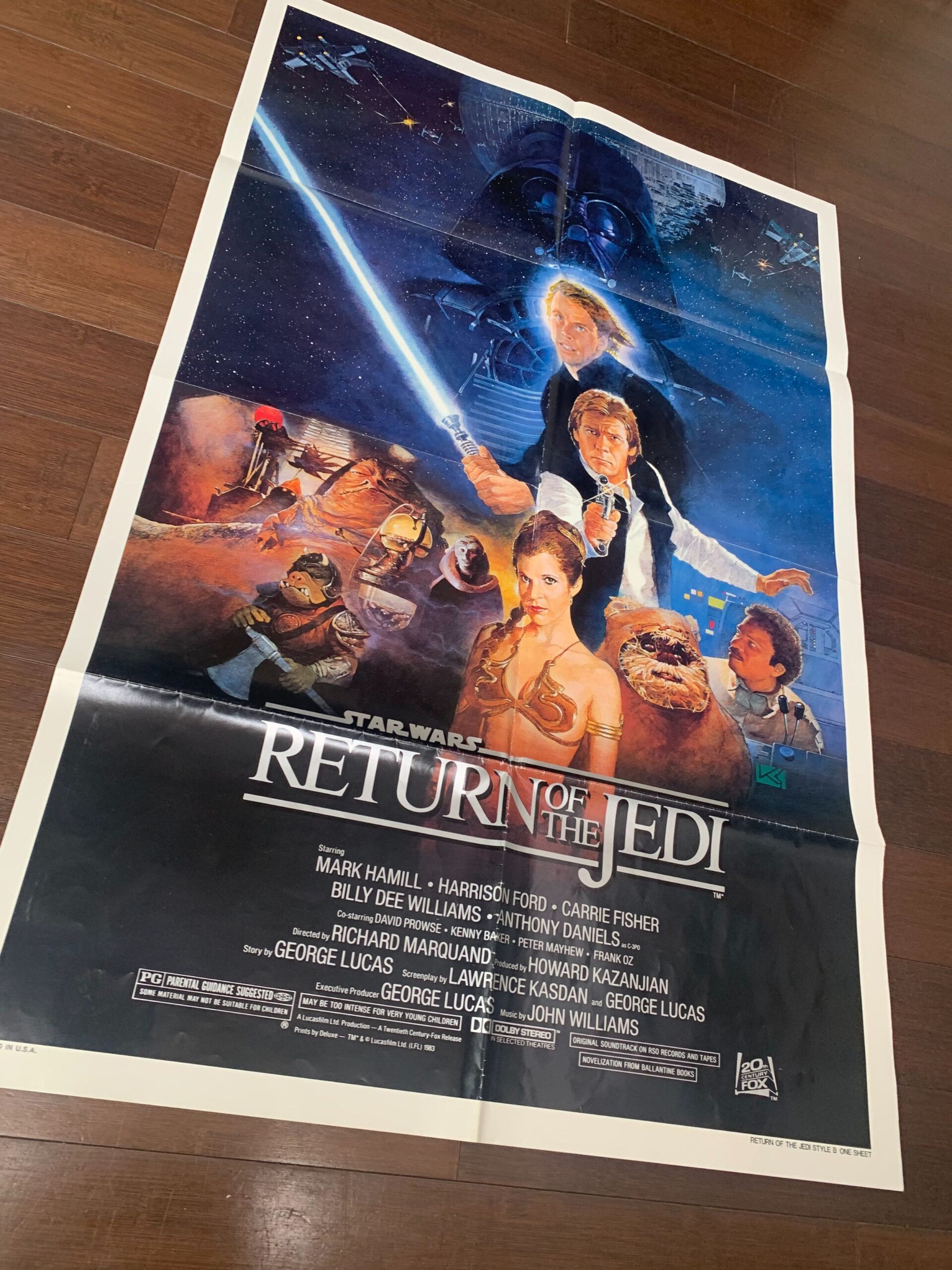 Star Wars - Return Of The Jedi Prince - Filmposter Kino Movie Science Fiction Sci Fi - Grösse 61x91,5 Cm 1 Ü-Poster Der Grösse 61x91,5cm