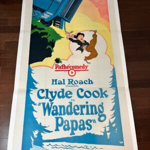 Wandering Papas (1926) Three Sheet Movie Poster LB