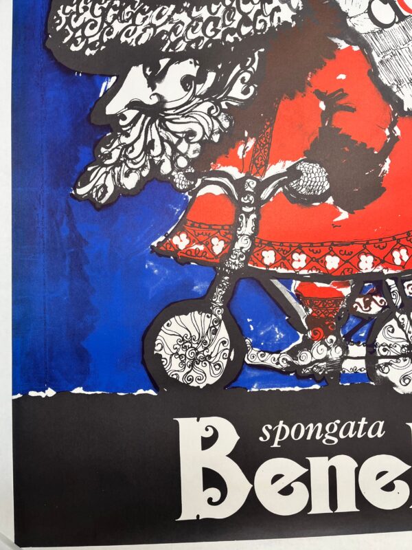 Spongato Benelli (1983) 38″x55″ Italian Advertising Poster LB