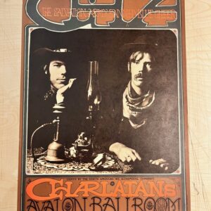 Charlatans - Rare First Print (1967) US Concert Poster