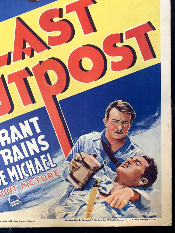 The Last Outpost - Cary Grant (1935) US Window Card Movie Poster - Image 4